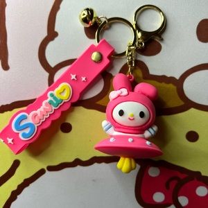 My Melody Space keychain